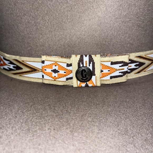 VINTAGE TAN CHARLIE ONE HORSE WOOL COWGIRL HAT - Picture 8 of 8